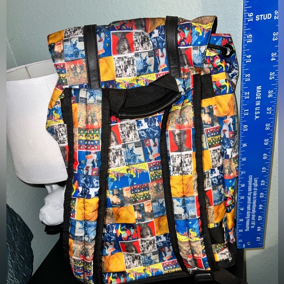 Rocksax Rolling Stones 1978 Tour Heritage Backpack Bag Rock Book bag Travel - Picture 6 of 8